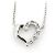 Autre Marque Collana a cuore in diamante PT850 4℃ Argento