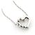 Autre Marque Collana a cuore in diamante PT850 4℃ Argento - vista 5