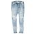 Autre Marque Pantalones de denim slim selvedge TERRA NULL Hard Crash Azul