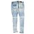 Autre Marque Pantalones de denim slim selvedge TERRA NULL Hard Crash Azul - vista 2