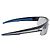 Gafas de sol Louis Vuitton Vuitton Cup Negro Azul - vista 4