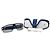 Gafas de sol Louis Vuitton Vuitton Cup Negro Azul - vista 8