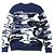 Suéter de punto de algodón jacquard camuflaje Louis Vuitton Azul - vista 3