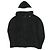 Autre Marque AMPHIBIAN Boa Pile Zip Hoodie aus Polyester und Nylon Schwarz