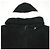 Autre Marque AMPHIBIAN Boa Pile Zip Hoodie aus Polyester und Nylon Schwarz - Ansicht 3