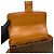 Céline Borsa a tracolla Celine Macadam Triomphe in pelle Marrone - vista 9