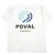 Autre Marque Camiseta de algodón POVAL Rational Tee Blanco