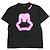 Autre Marque Camiseta de algodón STUD MUFFIN Neon Bear Negro