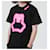 Autre Marque Camiseta de algodón STUD MUFFIN Neon Bear Negro - vista 3