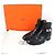 Botas de cuero con hebilla Kelly de Hermès Negro - vista 2
