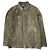 Ralph Lauren Camicia overshirt in pelle invecchiata a mano RRL Marrone Nero