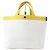 Autre Marque Tote Bag aus beschichtetem Canvas Herve Chapelier 704 Weiß Gelb
