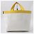 Autre Marque Tote Bag aus beschichtetem Canvas Herve Chapelier 704 Weiß Gelb - Ansicht 3