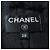Calça larga de lã e nylon Chanel P54700V30847 Preto - vista 8
