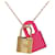 Hermes Hermès O'Kelly PM Necklace Golden Leather Metal