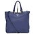 Prada Vitello Dino Tote Bag Blau