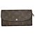 Cartera Bi-Fold Emily Louis Vuitton Castaño Rosa