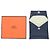 Hermès Hermes Bastia Wallet/Coin Case Navy blue Light green