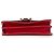 Gucci Rosso Piccolo Dollar in Pelle di Vitello Borsa a Spalla Interlocking G - vista 3