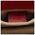 Gucci Rosso Piccolo Dollar in Pelle di Vitello Borsa a Spalla Interlocking G - vista 6