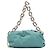 Pochette a Catena in Pelle di Agnello Blu Bottega Veneta Blu chiaro