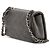 Chanel Nova Bolsa Chic em Couro de Bezerro Cinza com Estampa de Diamante Marrom Cinza antracite - vista 2