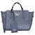 Borsa in pelle Gucci Swing blu