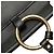 Chloé Mini Borsa Faye in Pelle Nera Nero - vista 8