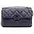 Chanel Blu Mini Double Stitch Hamptons Flap