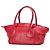 Chanel Rote Lammleder Quadratgesteppt Lax Handtasche - Ansicht 2