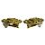 Timeless Orecchini a clip vintage Chanel 94A con marchio Coco inciso D'oro - vista 3