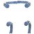 Bracciale Jonk Daily Monogram Flower di Louis Vuitton Blu chiaro - vista 10