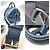 Louis Vuitton Sofia Coppola SC Mini Boston Tasche Blau Marineblau - Ansicht 3