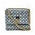 Borsa a Spalla Varenne Avenue con Catena Jimmy Choo Blu