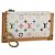 LOUIS VUITTON Multicolor Pochette Cles Coin Purse White M92655 LV Auth 139622V