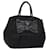 PRADA Borsa a Mano Nylon Argento Nero Auth 139576