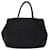 PRADA Borsa a Mano Nylon Argento Nero Auth 139576 - vista 2