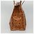 Borsa tote MCM Logogram Vicetos in pelle PVC marrone e oro Auth bs28960 - vista 3