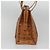 Borsa tote MCM Logogram Vicetos in pelle PVC marrone e oro Auth bs28960 - vista 4