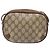 Borsa Sherry Line GG Supreme Web di GUCCI in PVC beige e oro 156 02 066 Auth 139661 D'oro - vista 2