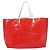 FENDI Zucchino Tote Bag Vinyl Rot Weiß Auth ep10155 - Ansicht 13