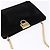 Borsa a spalla Gancini in suede nero e oro Auth BA5012 di Salvatore Ferragamo D'oro - vista 6