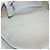 LOEWE Anagram East West Shopper Tote Bag Leder Weiß Silber Auth bs28939 - Ansicht 10