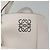 LOEWE Anagram East West Shopper Tote Bag Leder Weiß Silber Auth bs28939 - Ansicht 17