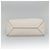 LOEWE Anagram East West Shopper Tote Bag Leder Weiß Silber Auth bs28939 - Ansicht 5