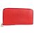 LOEWE Anagramm Langer Geldbeutel Leder Rot Auth 138577M