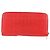 LOEWE Anagramm Langer Geldbeutel Leder Rot Auth 138577M - Ansicht 2