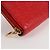 LOEWE Anagramm Langer Geldbeutel Leder Rot Auth 138577M - Ansicht 7