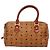 Borsa MCM Logogram Vicetos in pelle PVC marrone e oro Auth yk19289 D'oro - vista 2