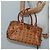 Borsa MCM Logogram Vicetos in pelle PVC marrone e oro Auth yk19289 D'oro - vista 20